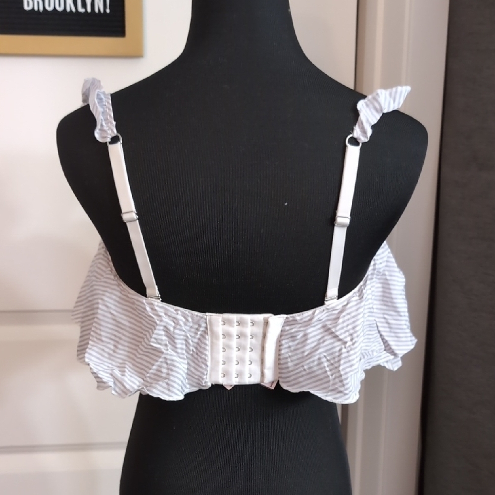 Victoria's Secret Striped Ruffle Bustier - Picture 3 of 5